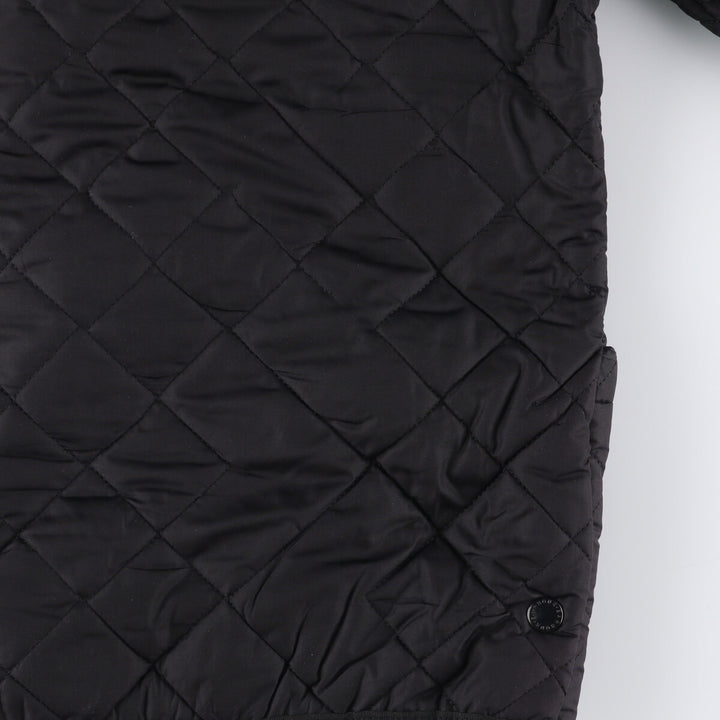 2000s~ Barbour 3 Warrant Quilted Jacket, Made in England, Men's Size L cotton black type Vintage Second Hand