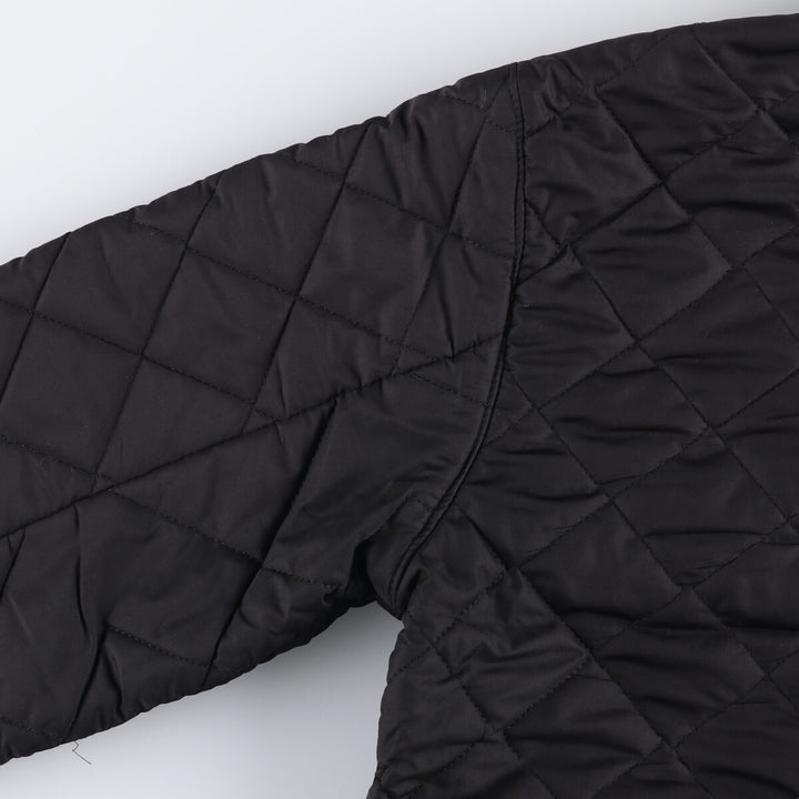 2000s~ Barbour 3 Warrant Quilted Jacket, Made in England, Men's Size L cotton black type Vintage Second Hand