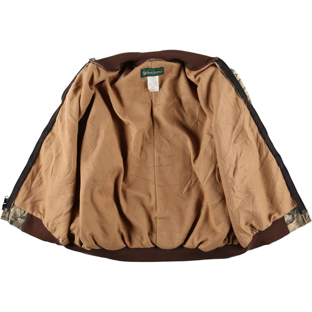 Vintage 90'S GANDER MOUNTAIN all-over print cotton blouson, made in the USA, men's size XL cotton Beige type Vintage Second Hand