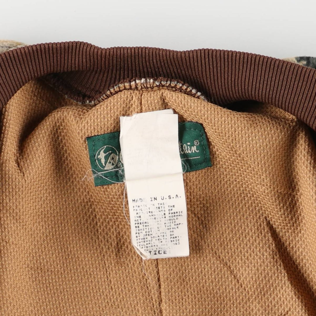 Vintage 90'S GANDER MOUNTAIN all-over print cotton blouson, made in the USA, men's size XL cotton Beige type Vintage Second Hand