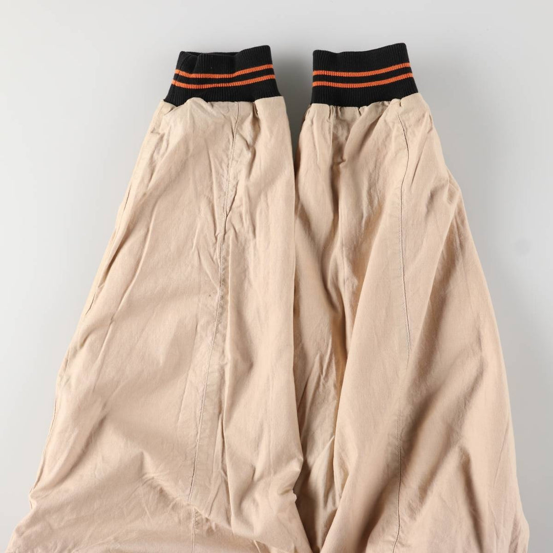 MIRAGE MLB Baltimore Orioles Stars and Stripes Stripe Ramie and Cotton Blouson, Men's, Size XL, Vintage Lamy black type Vintage Second Hand