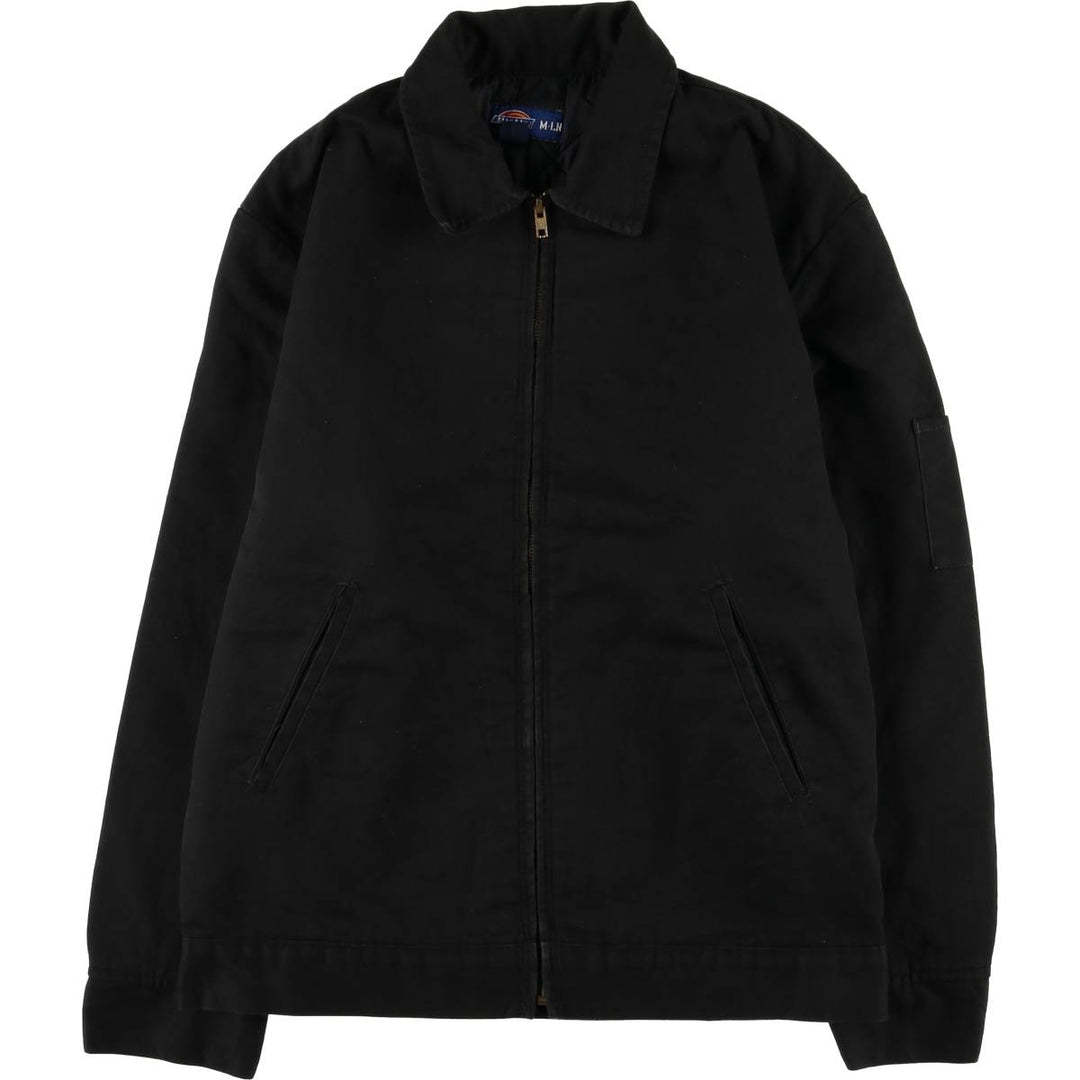 Dickies padded work jacket, men's size M polyester black type Vintage Second Hand