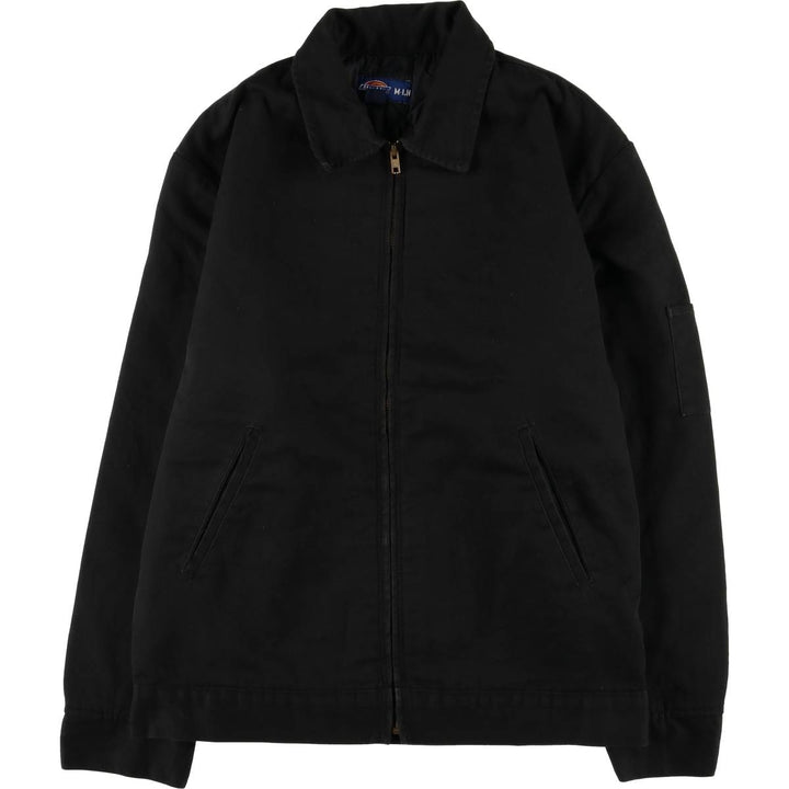 Dickies padded work jacket, men's size M polyester black type Vintage Second Hand