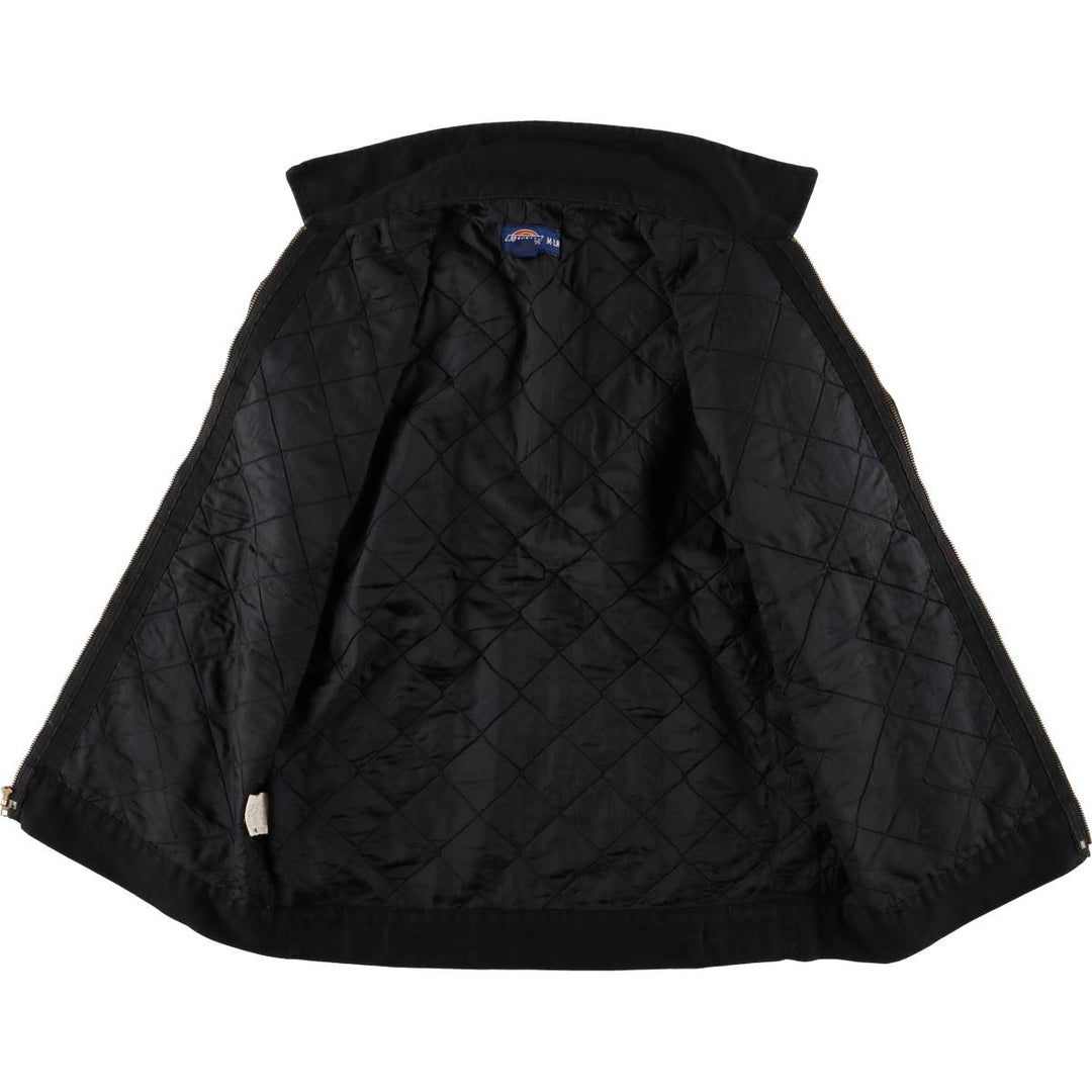 Dickies padded work jacket, men's size M polyester black type Vintage Second Hand