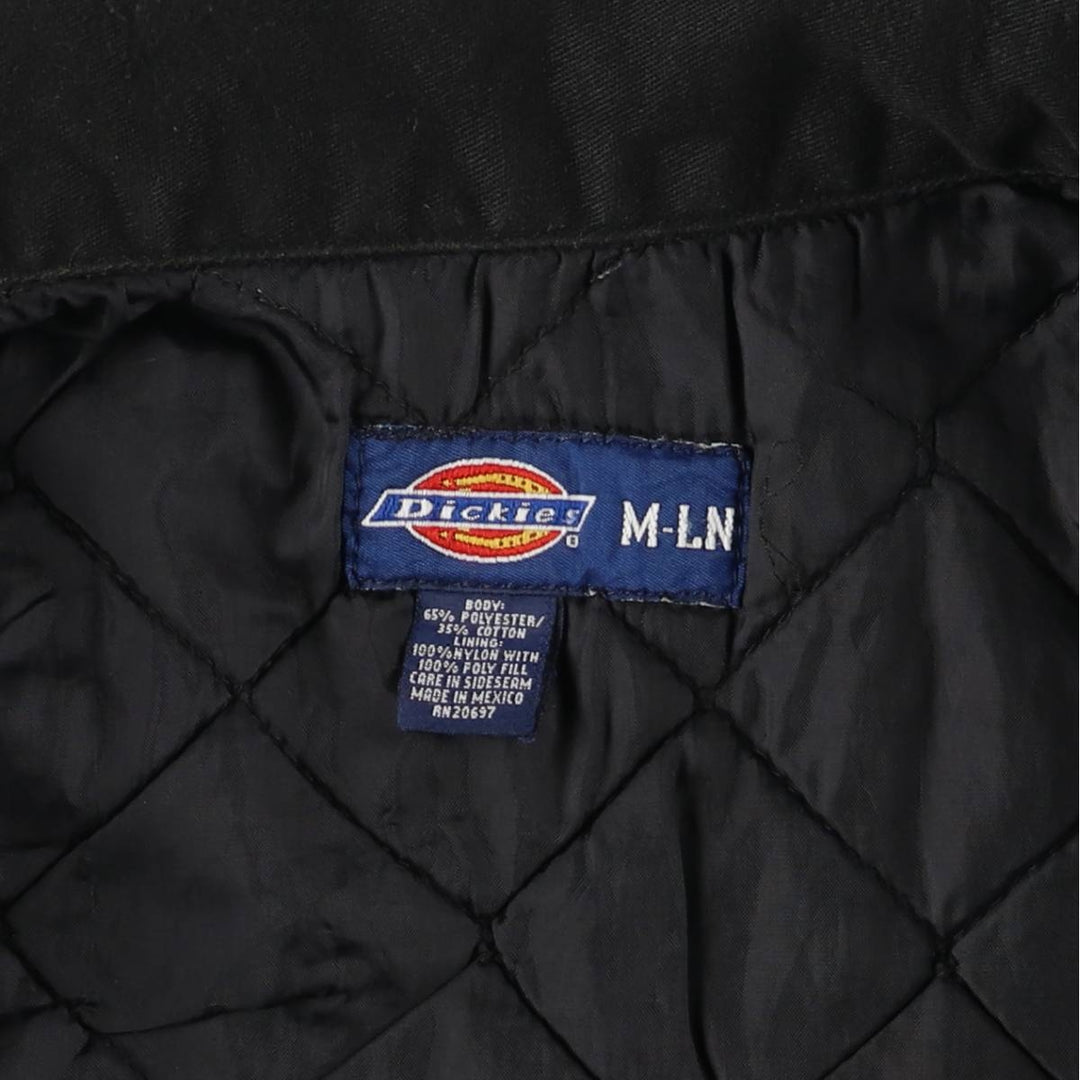 Dickies padded work jacket, men's size M polyester black type Vintage Second Hand