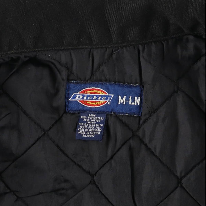 Dickies padded work jacket, men's size M polyester black type Vintage Second Hand