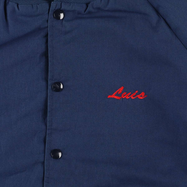 Oversized 80s-90'S WESTARK Blouson, Made in USA, Men's XXXL, Vintage polyester navy blue type Vintage Second Hand