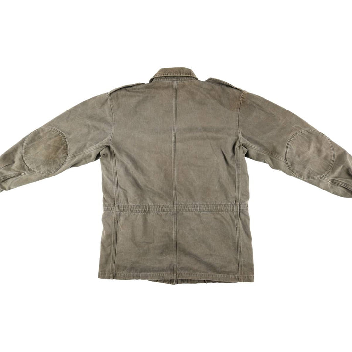 1980'S Banana Republic Hunting Jacket, Men's Size L cotton Green type dark green Vintage Second Hand