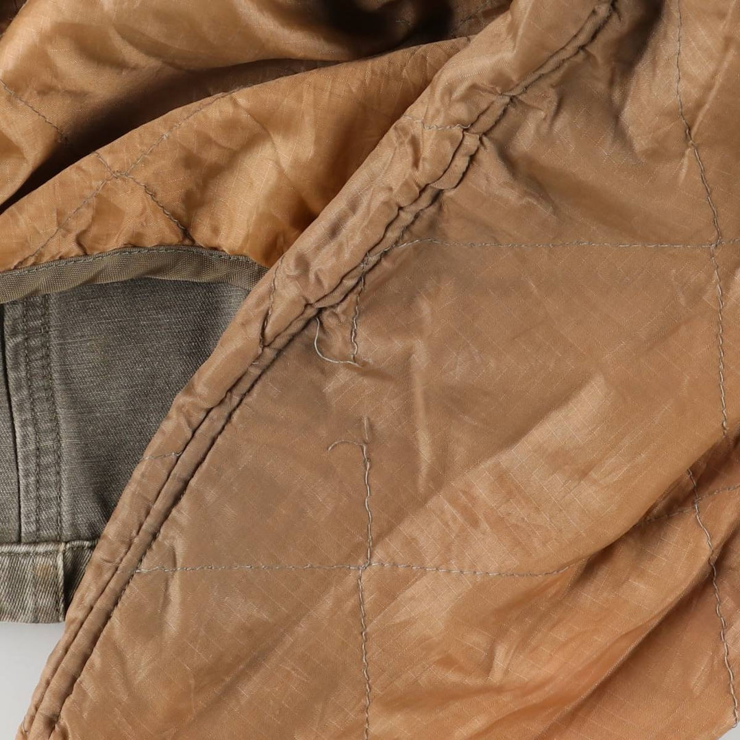 1980'S Banana Republic Hunting Jacket, Men's Size L cotton Green type dark green Vintage Second Hand