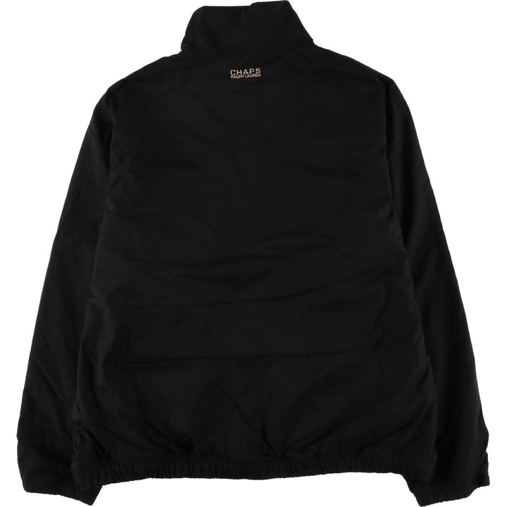 Ralph Lauren CHAPS windbreaker, made in Russia, men's size L polyester black type Vintage Second Hand