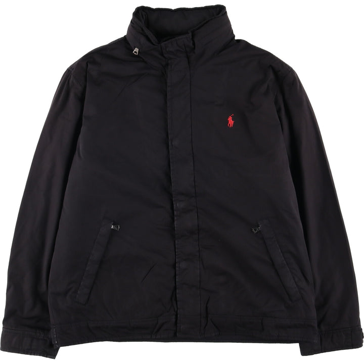 Ralph Lauren POLO by Ralph Lauren padded puffer jacket, men's size L polyester black type Vintage Second Hand