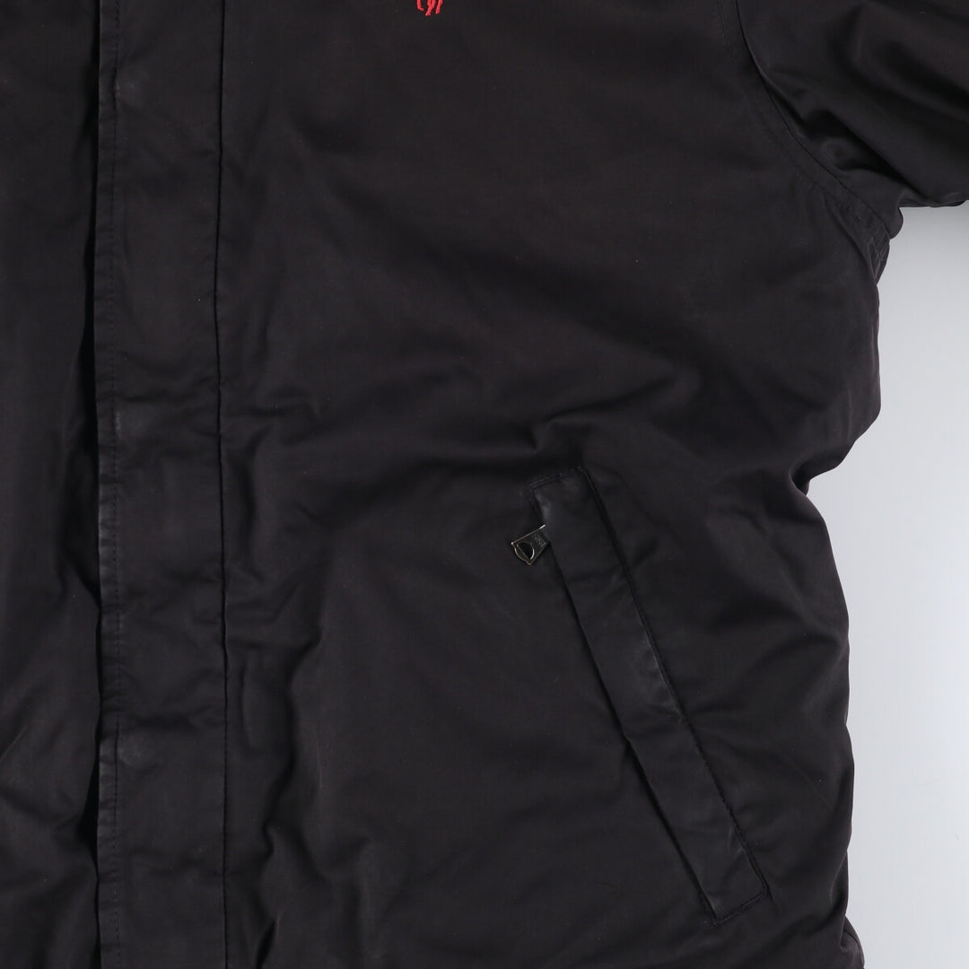 Ralph Lauren POLO by Ralph Lauren padded puffer jacket, men's size L polyester black type Vintage Second Hand