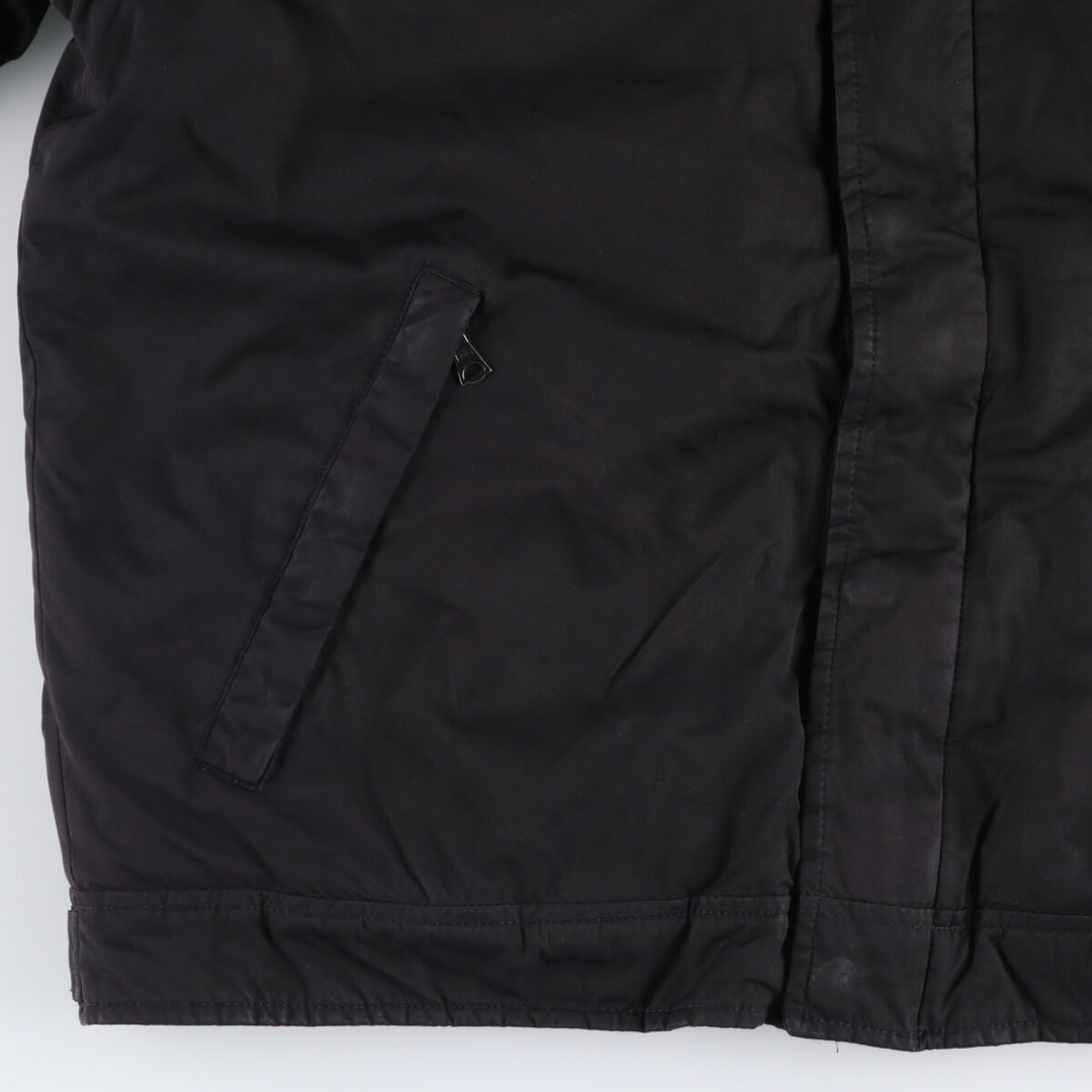 Ralph Lauren POLO by Ralph Lauren padded puffer jacket, men's size L polyester black type Vintage Second Hand