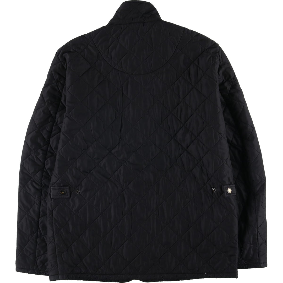 2000s~ Barbour 3 Warrant Quilted Puffer Jacket, Men's Size Medium polyester black type Vintage Second Hand
