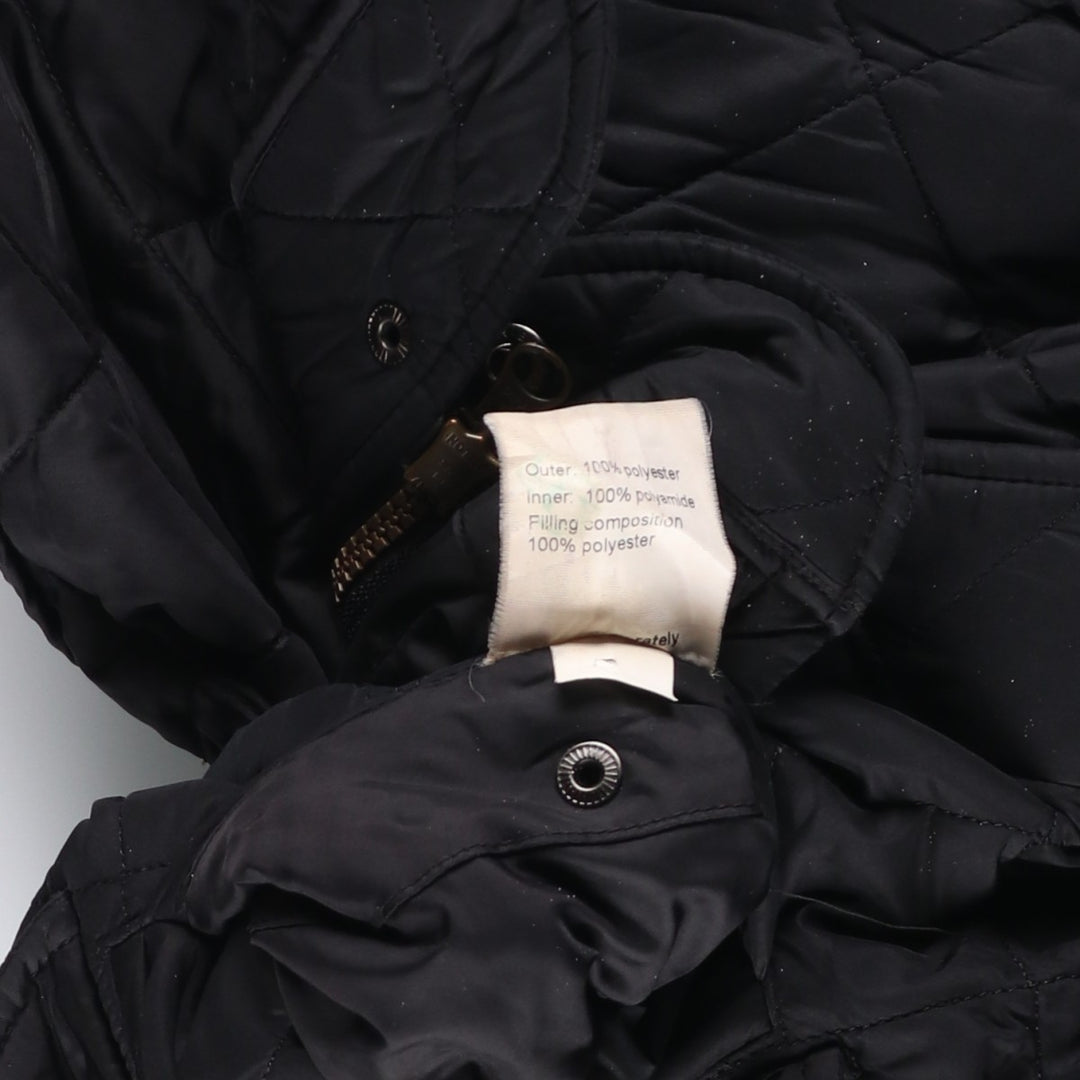2000s~ Barbour 3 Warrant Quilted Puffer Jacket, Men's Size Medium polyester black type Vintage Second Hand