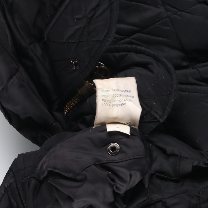 2000s~ Barbour 3 Warrant Quilted Puffer Jacket, Men's Size Medium polyester black type Vintage Second Hand