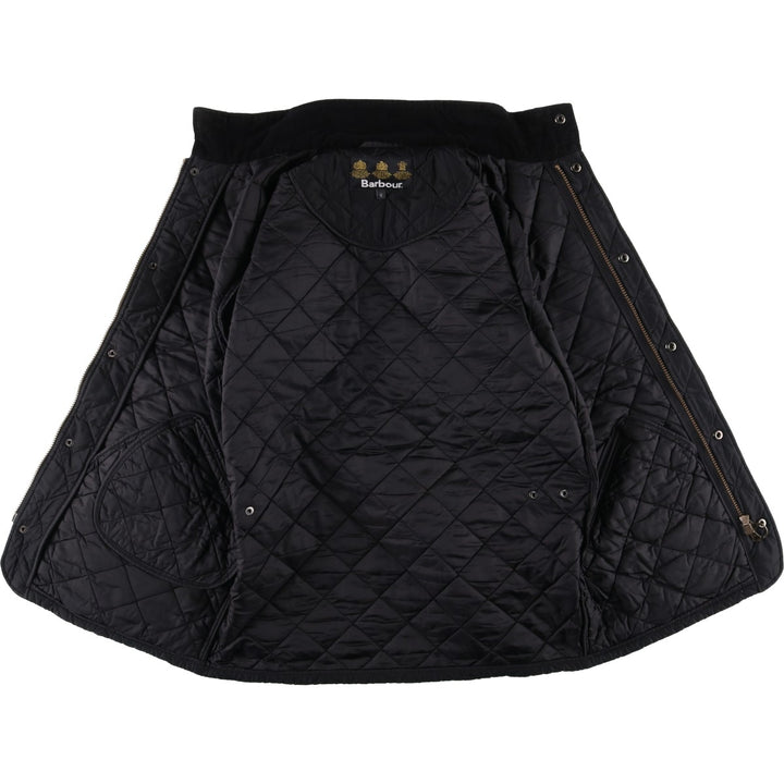 2000s~ Barbour 3 Warrant Quilted Puffer Jacket, Men's Size Medium polyester black type Vintage Second Hand