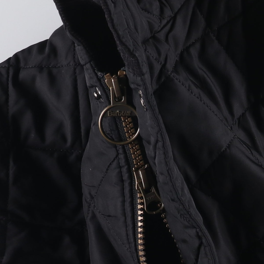 2000s~ Barbour 3 Warrant Quilted Puffer Jacket, Men's Size Medium polyester black type Vintage Second Hand