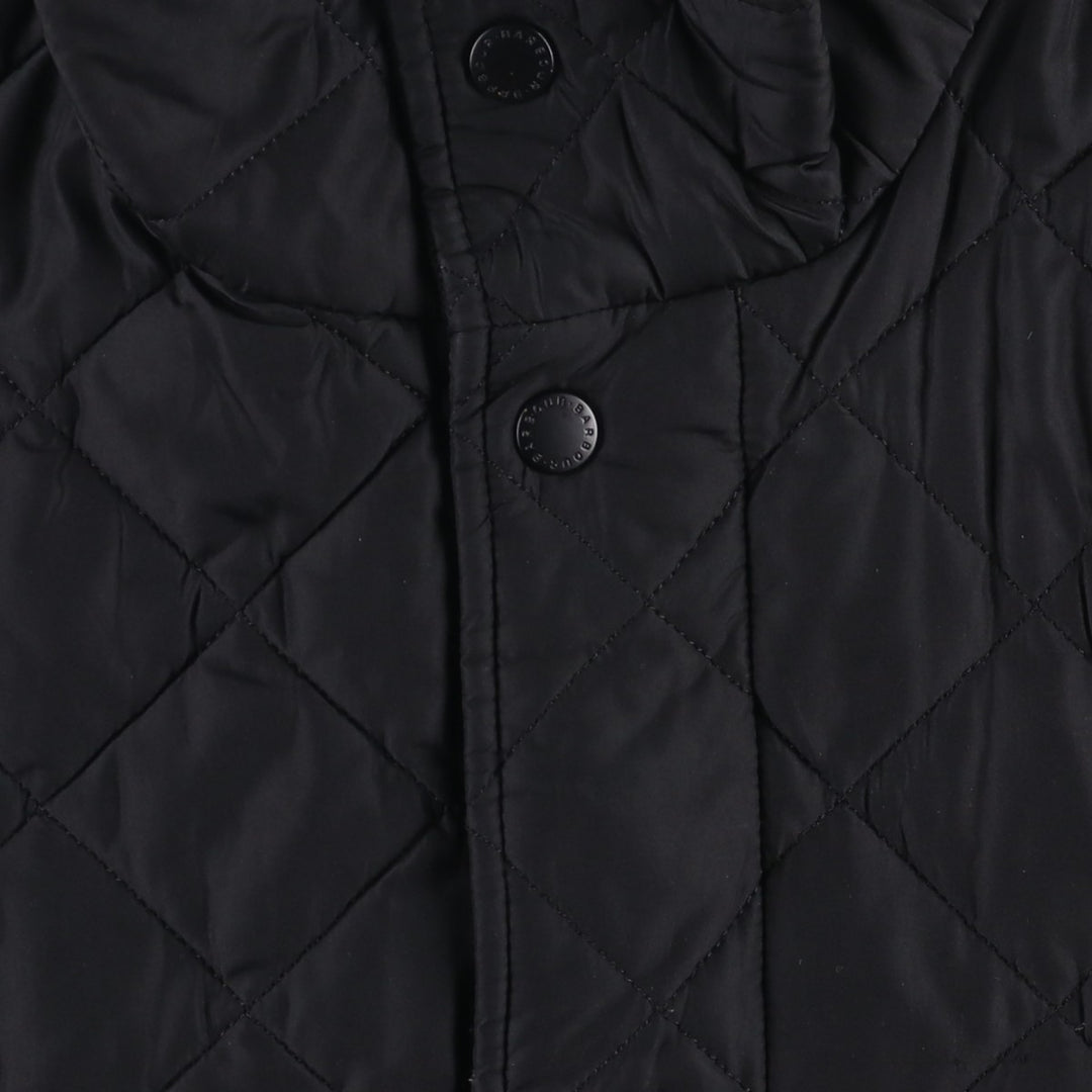 2000s~ Barbour 3 Warrant Quilted Puffer Jacket, Men's Size Medium polyester black type Vintage Second Hand