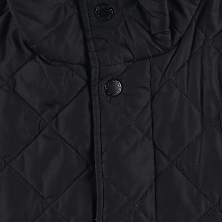 2000s~ Barbour 3 Warrant Quilted Puffer Jacket, Men's Size Medium polyester black type Vintage Second Hand