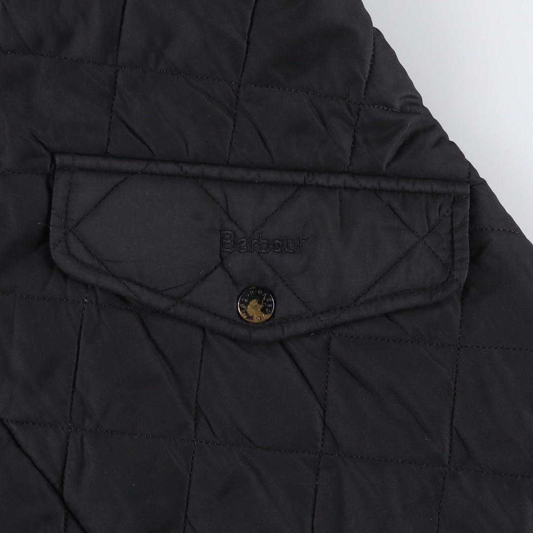 2000s~ Barbour 3 Warrant Quilted Puffer Jacket, Men's Size Medium polyester black type Vintage Second Hand