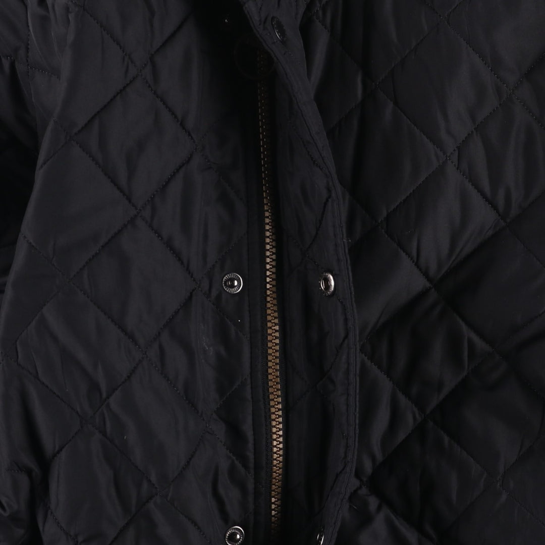 2000s~ Barbour 3 Warrant Quilted Puffer Jacket, Men's Size Medium polyester black type Vintage Second Hand