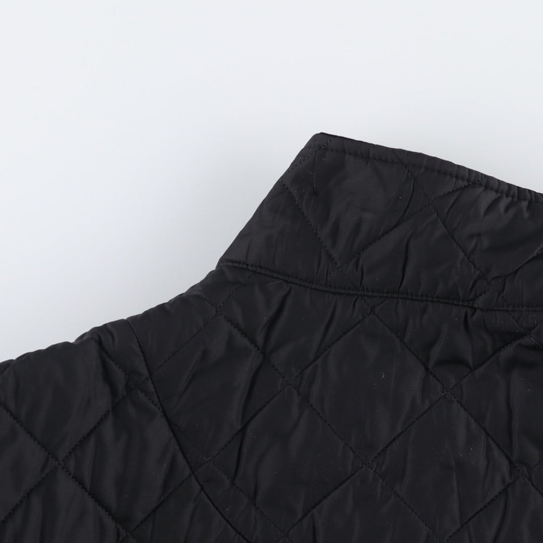 2000s~ Barbour 3 Warrant Quilted Puffer Jacket, Men's Size Medium polyester black type Vintage Second Hand