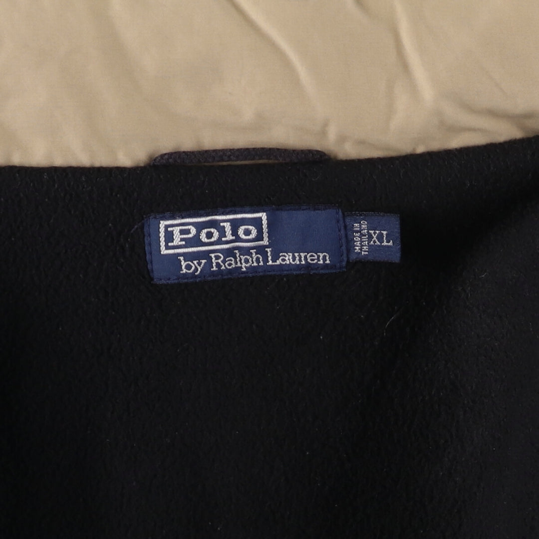 Ralph Lauren POLO by Ralph Lauren padded jacket puffer jacket men's XL size cotton Beige type Vintage Second Hand