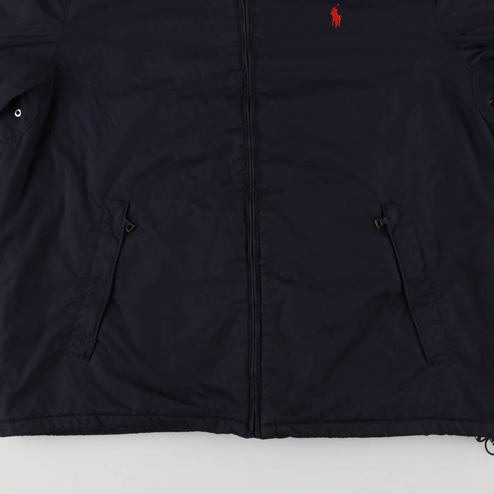 Ralph Lauren POLO by Ralph Lauren padded jacket puffer jacket men's XL size polyester navy blue type Vintage Second Hand