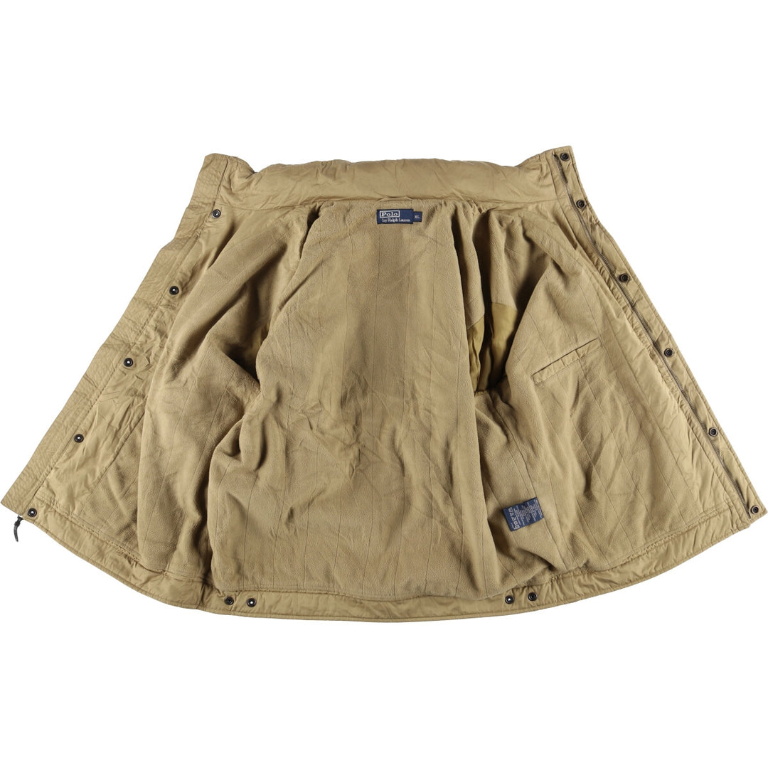 Ralph Lauren POLO by Ralph Lauren padded jacket puffer jacket men's XL size polyester Beige type Vintage Second Hand