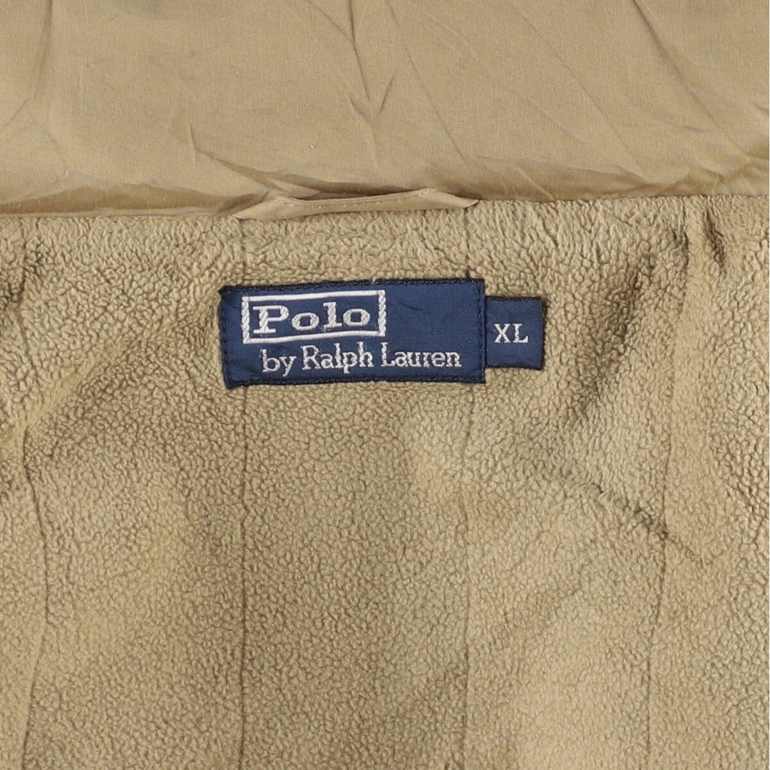 Ralph Lauren POLO by Ralph Lauren padded jacket puffer jacket men's XL size polyester Beige type Vintage Second Hand