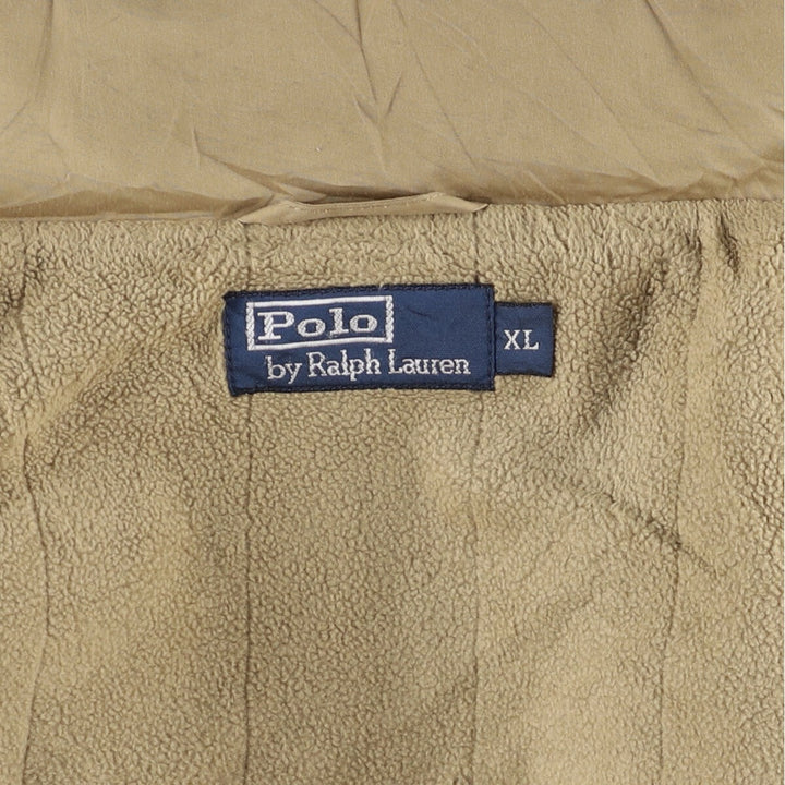 Ralph Lauren POLO by Ralph Lauren padded jacket puffer jacket men's XL size polyester Beige type Vintage Second Hand