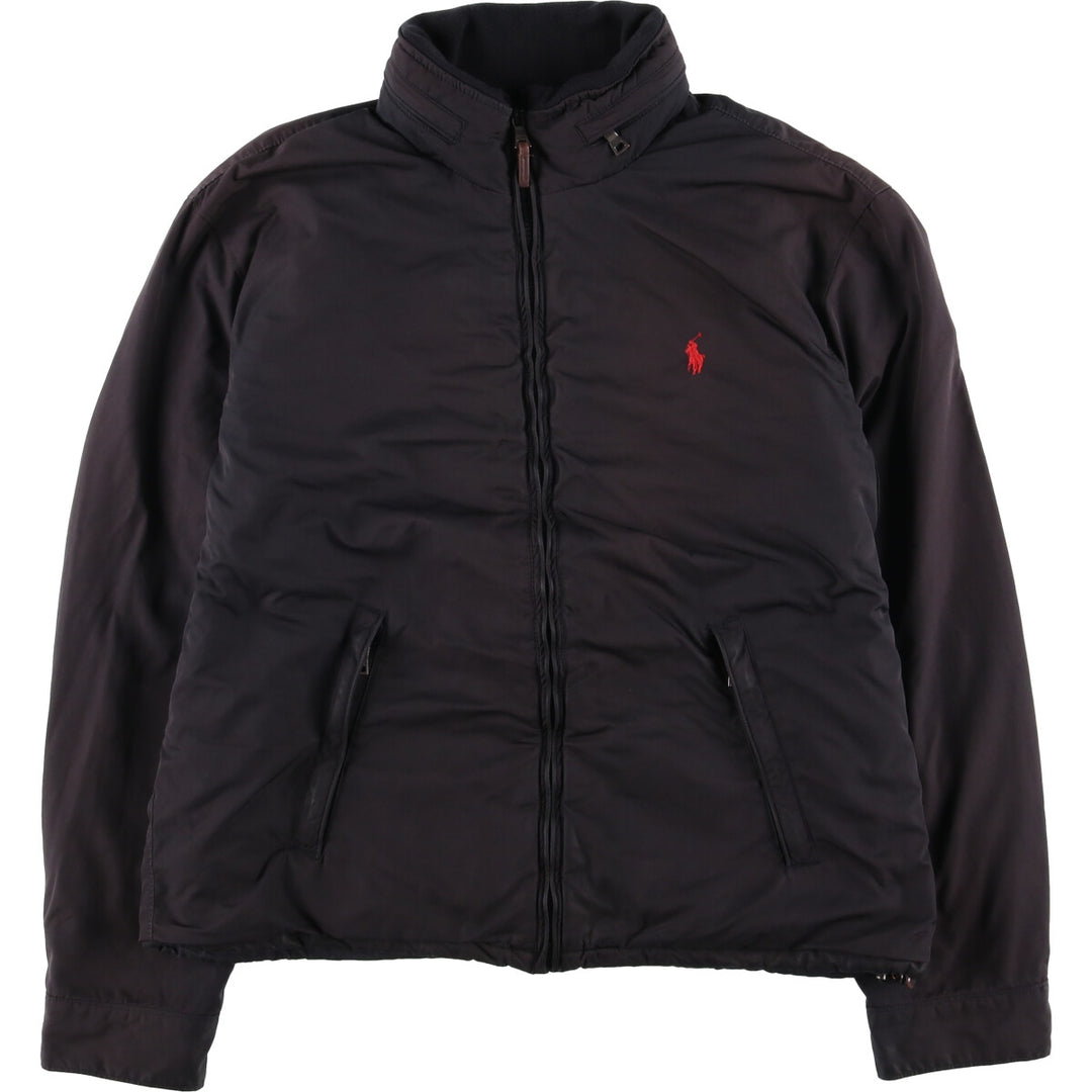 Ralph Lauren POLO by Ralph Lauren padded puffer jacket, men's size L polyester black type Vintage Second Hand