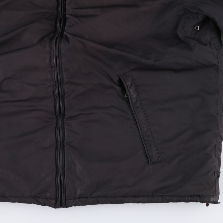 Ralph Lauren POLO by Ralph Lauren padded puffer jacket, men's size L polyester black type Vintage Second Hand