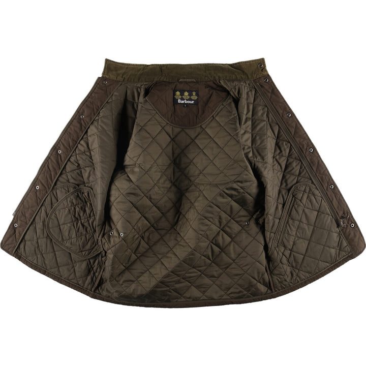 2000s~ Barbour SPORTSQUILT Chelsea Sport Quilt 3 Warrant Padded Quilted Jacket, Men's XL polyester Khaki type brown Vintage Second Hand