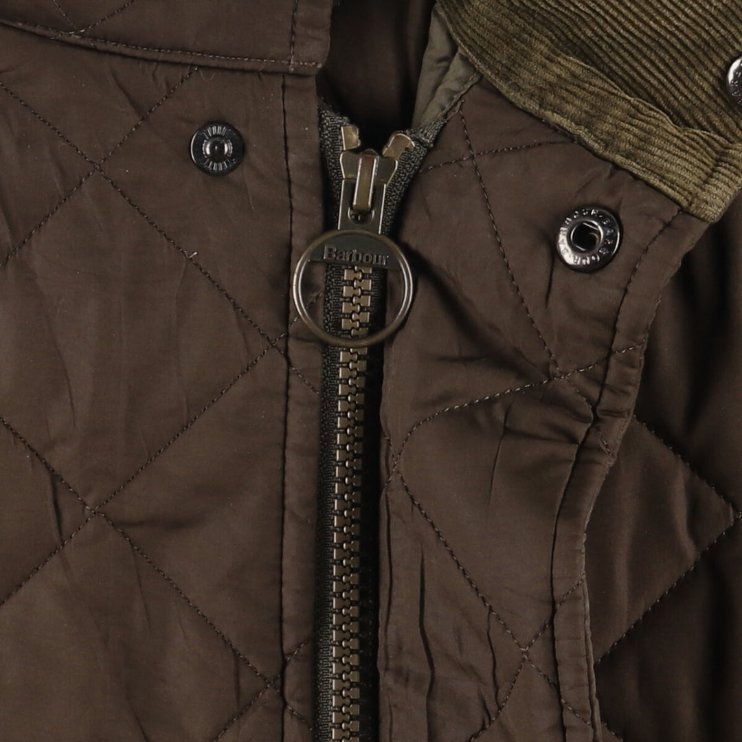 2000s~ Barbour SPORTSQUILT Chelsea Sport Quilt 3 Warrant Padded Quilted Jacket, Men's XL polyester Khaki type brown Vintage Second Hand