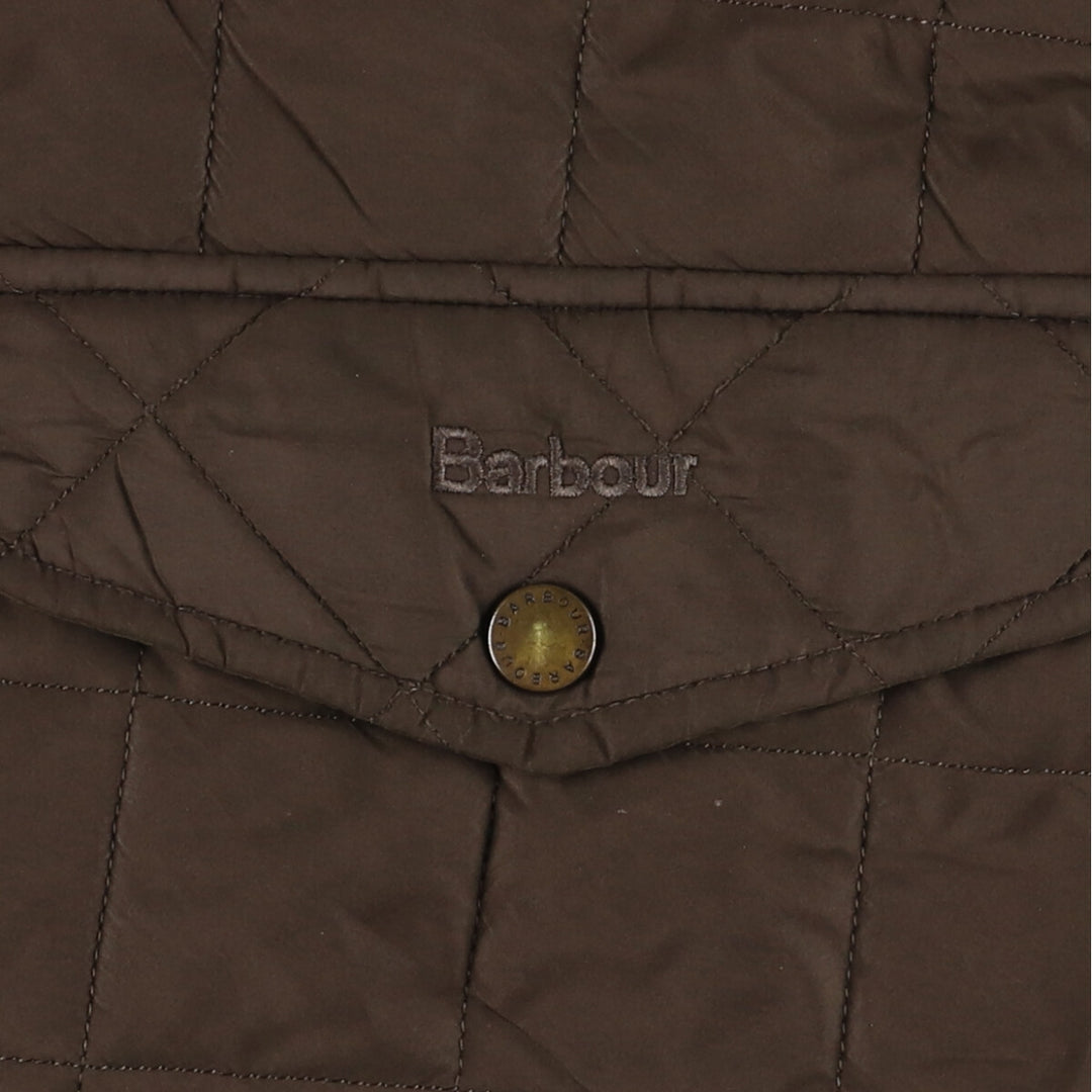 2000s~ Barbour SPORTSQUILT Chelsea Sport Quilt 3 Warrant Padded Quilted Jacket, Men's XL polyester Khaki type brown Vintage Second Hand