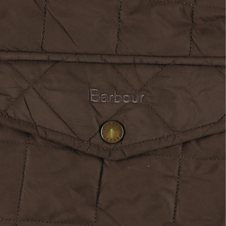 2000s~ Barbour SPORTSQUILT Chelsea Sport Quilt 3 Warrant Padded Quilted Jacket, Men's XL polyester Khaki type brown Vintage Second Hand