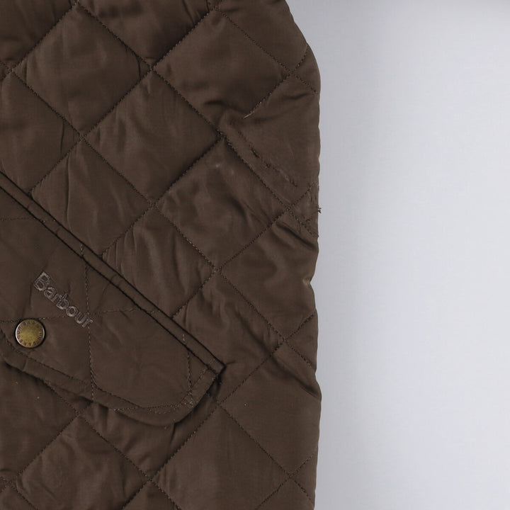 2000s~ Barbour SPORTSQUILT Chelsea Sport Quilt 3 Warrant Padded Quilted Jacket, Men's XL polyester Khaki type brown Vintage Second Hand