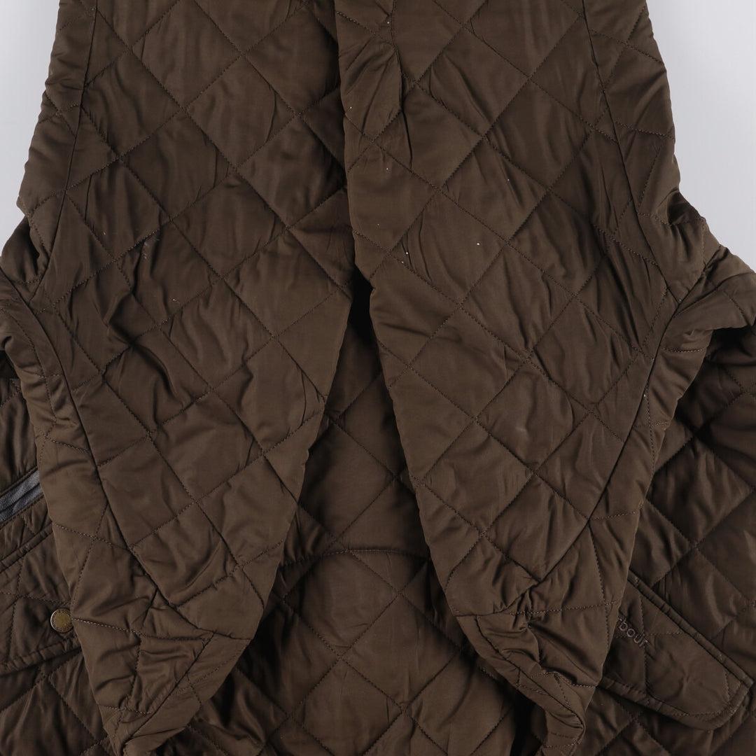 2000s~ Barbour SPORTSQUILT Chelsea Sport Quilt 3 Warrant Padded Quilted Jacket, Men's XL polyester Khaki type brown Vintage Second Hand