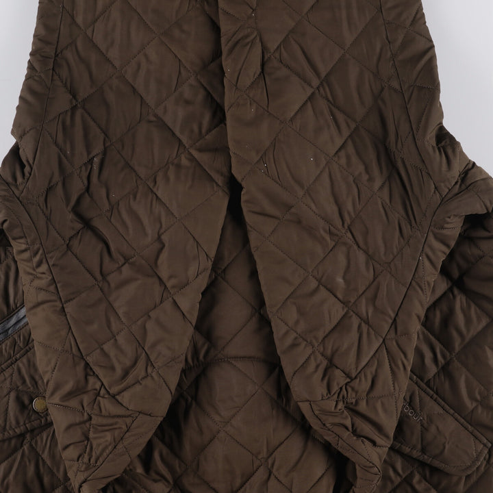 2000s~ Barbour SPORTSQUILT Chelsea Sport Quilt 3 Warrant Padded Quilted Jacket, Men's XL polyester Khaki type brown Vintage Second Hand