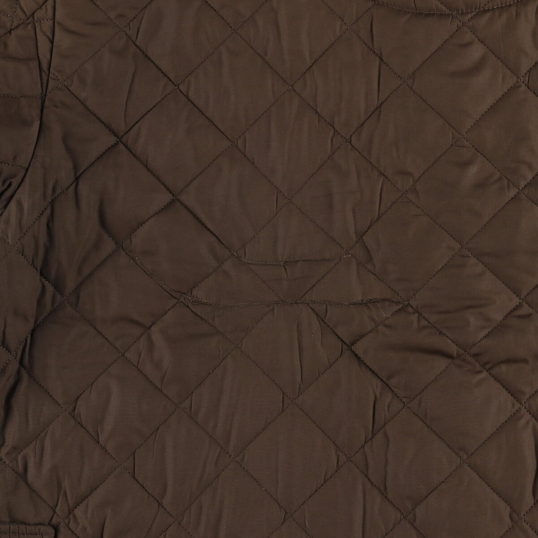2000s~ Barbour SPORTSQUILT Chelsea Sport Quilt 3 Warrant Padded Quilted Jacket, Men's XL polyester Khaki type brown Vintage Second Hand