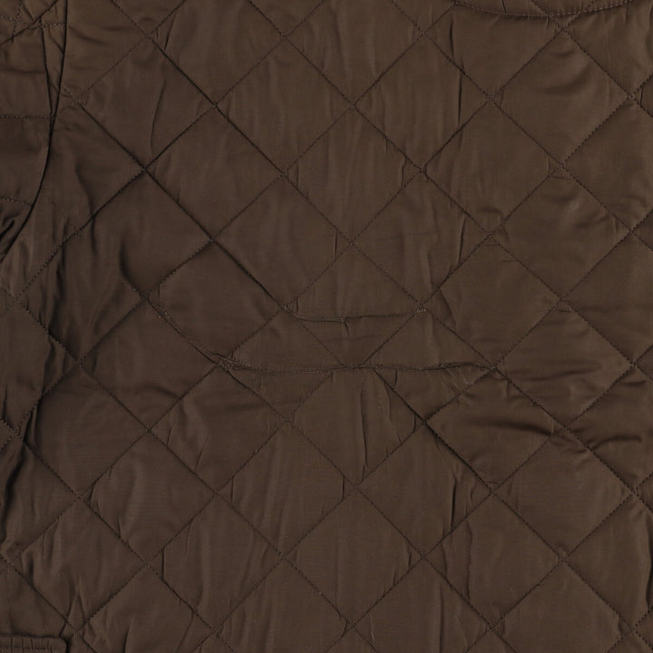 2000s~ Barbour SPORTSQUILT Chelsea Sport Quilt 3 Warrant Padded Quilted Jacket, Men's XL polyester Khaki type brown Vintage Second Hand