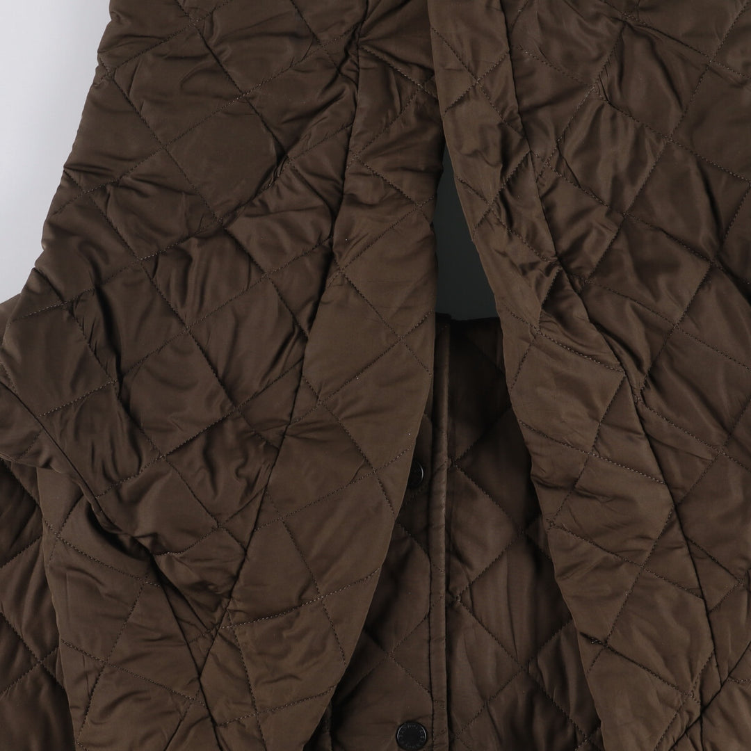 2000s~ Barbour SPORTSQUILT Chelsea Sport Quilt 3 Warrant Padded Quilted Jacket, Men's XL polyester Khaki type brown Vintage Second Hand