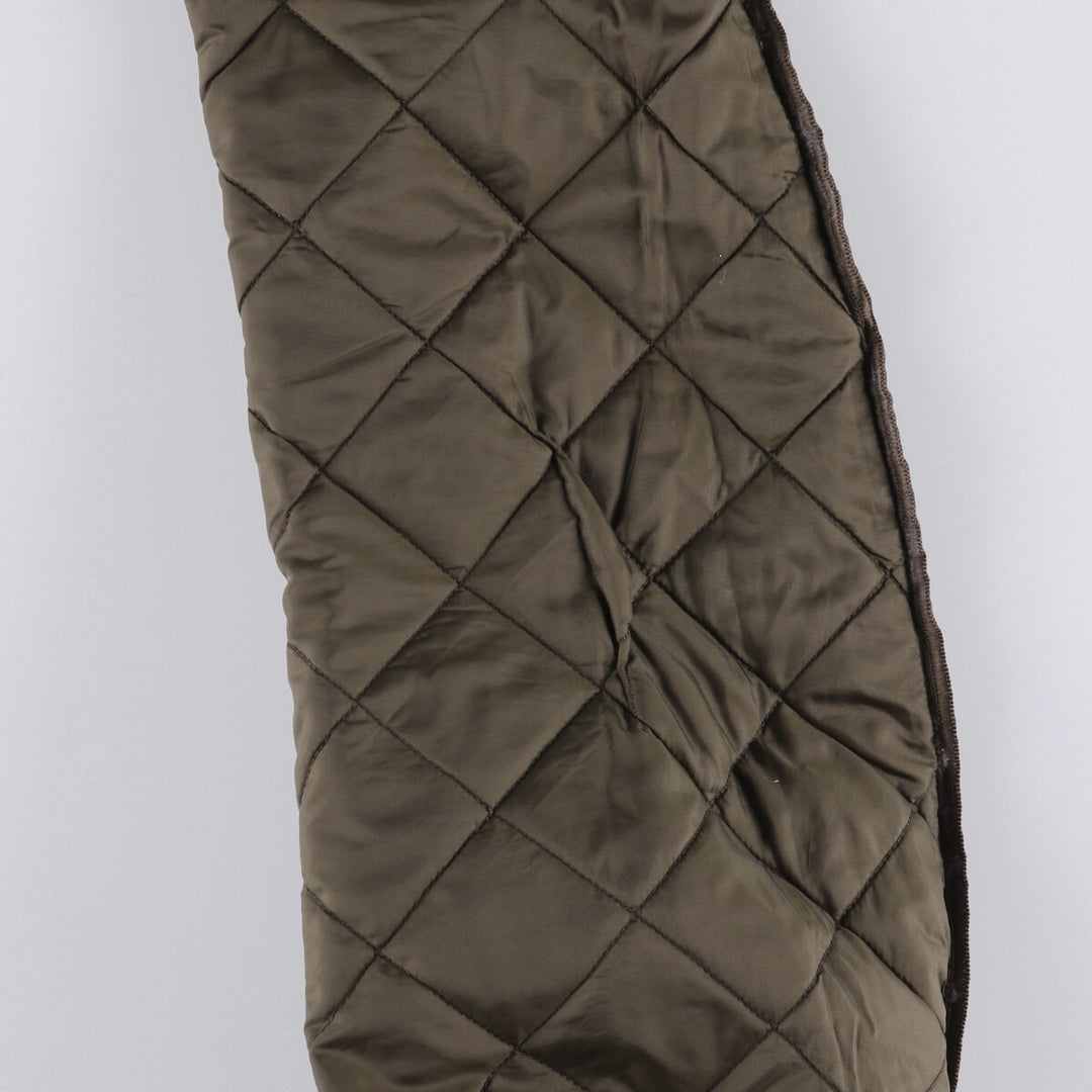 2000s~ Barbour SPORTSQUILT Chelsea Sport Quilt 3 Warrant Padded Quilted Jacket, Men's XL polyester Khaki type brown Vintage Second Hand