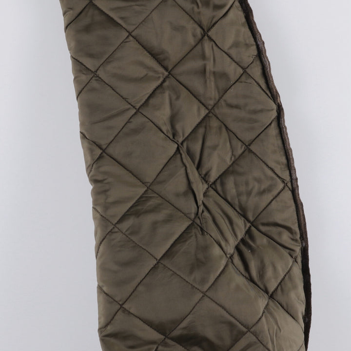 2000s~ Barbour SPORTSQUILT Chelsea Sport Quilt 3 Warrant Padded Quilted Jacket, Men's XL polyester Khaki type brown Vintage Second Hand