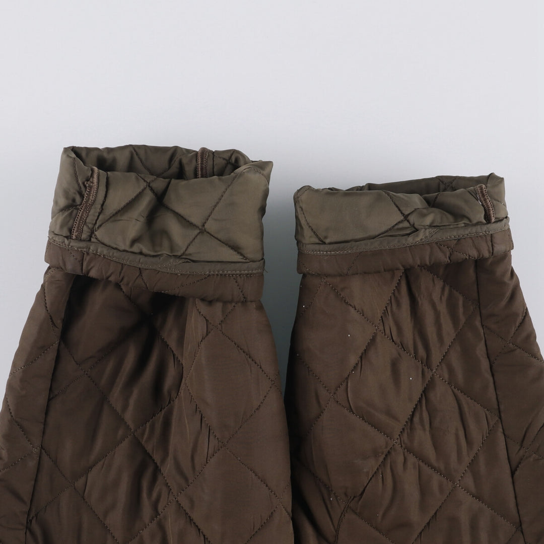 2000s~ Barbour SPORTSQUILT Chelsea Sport Quilt 3 Warrant Padded Quilted Jacket, Men's XL polyester Khaki type brown Vintage Second Hand