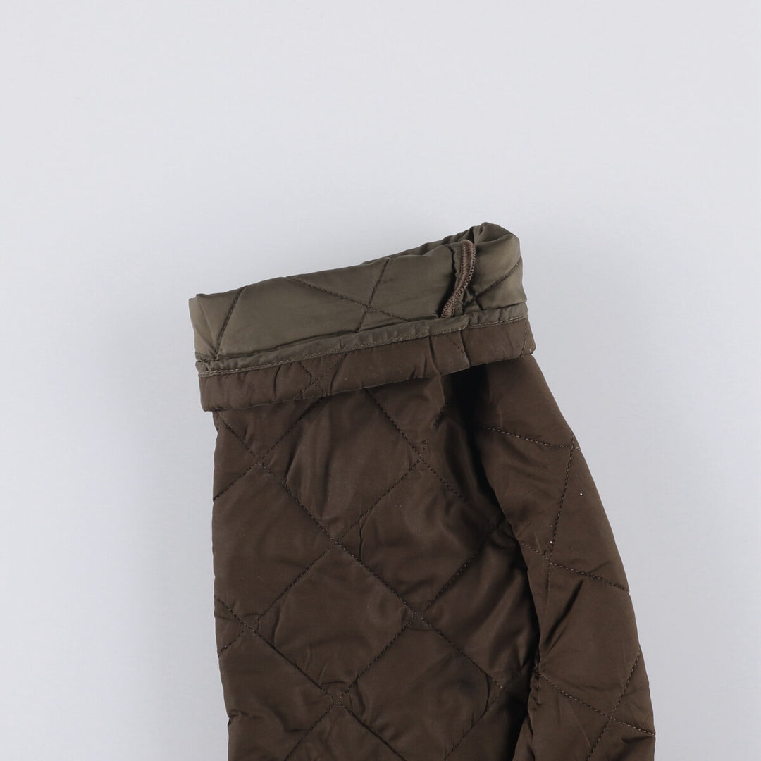 2000s~ Barbour SPORTSQUILT Chelsea Sport Quilt 3 Warrant Padded Quilted Jacket, Men's XL polyester Khaki type brown Vintage Second Hand