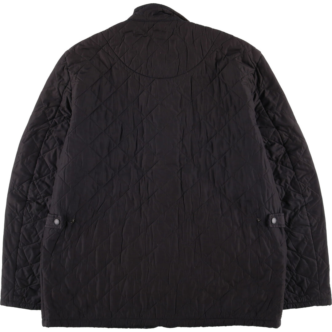 2000s~ Barbour Chelsea Sport Quilted Jacket, 3 Warrant, Men's XL polyester black type Vintage Second Hand