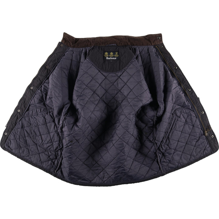 2000s~ Barbour Chelsea Sport Quilted Jacket, 3 Warrant, Men's XL polyester black type Vintage Second Hand